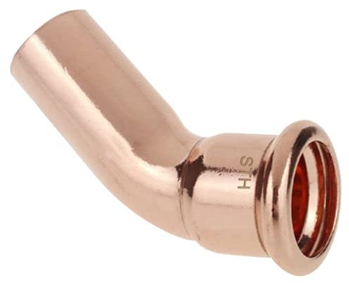 M-Press 15MM 45º Street Elbow Water Press Fitting Pack of 10 (M-Profile)