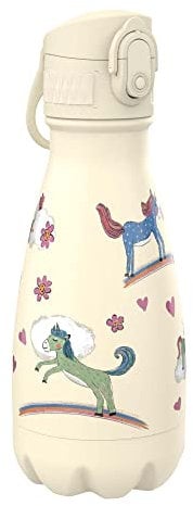 ion8 Acero Inoxidable Botella Agua, Sin Fugas, 280ml (10oz), Unicornios