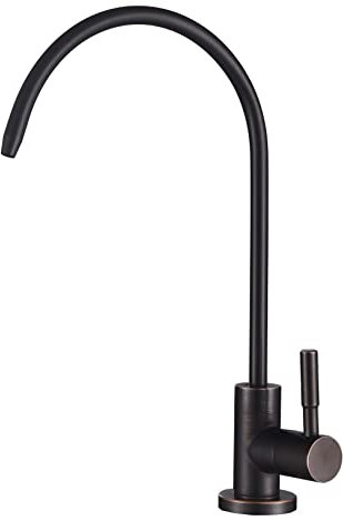 Apaix Rubinetto dell'acqua potabile Bronzo lucidato ad olio, rubinetto depuratore d'acqua da cucina per sistema di filtraggio dell'acqua ad osmosi inversa non aria