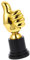 TOYANDONA en Plastique Or Trophée Course Jeu Trophée en Plastique Pouce Trophée Modèle en Plastique Trophée Décoration Trophée Décor