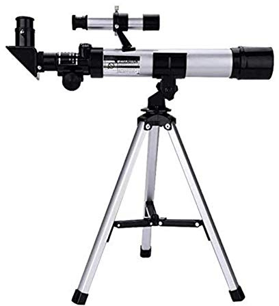 ASVIL Telescopio de refracción astronómica de 60 mm de diámetro objetivo de 40 mm, kit de trípode portátil, 400 mm de longitud Fo, telescopio portátil para niños, doble comodidad