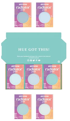 Rust-Oleum Radiator Paint in Satin Finish – Soft Blues Tester Box