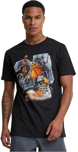 Mister Tee Herren Vintage Ballin Tee Black, 3XL