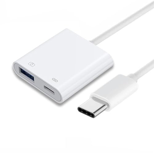 xiwai Hub USB C tipo C a estándar tipo A USB 3.0 hembra con adaptador de carga de alimentación PD 2 en 1 extensor USB compatible con MacBook Laptop Tablet Phone, UC-155-TC002-XY