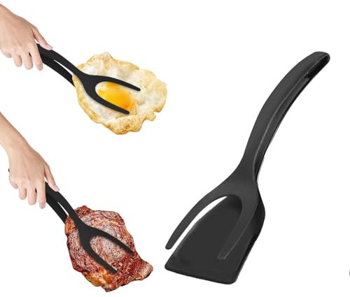 Topyond 2 in 1 Silicone Spatula Turner Heat Resistant Non Stick Kitchen Utensils Non Slip Mini Cooking Tool Small Kitchen Supplies Cake Icing Baking Spatula Cooking Spatula