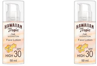 Lotion de protection solaire Hawaiian Topic Silk Hydration Air Soft Face (SPF 30, 50ml) (Lot de 2)