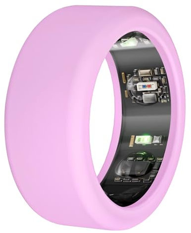 pupvus Schutzhülle für Oura Ring/Ultrahuman Ring-Luftschutz, Silikon-Schutzhülle, langlebig für Oura Ring Gen 3/Ultrahuman Ring Air/Ring Conn (Lila, S (6/7/8/9/10))