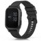 Tobfit Cinturino per Garmin Venu Sq Music, 20mm Cinturino in Silicone Sportivo per Garmin Venu Sq 2 Music/Venu Sq 2 /Venu Sq/Venu/Venu 2 Plus (1Nero)