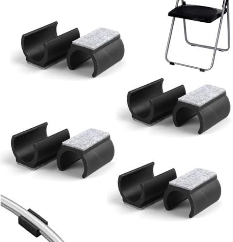 8 Stück Filzgleiter Stuhlgleiter Bodenschongleiter 24-25 mm, Stuhlgleiter Freischwinger mit Zapfen und Filz für Freischwinger Stühle Schützen Sie Fliesenböden Holzböden