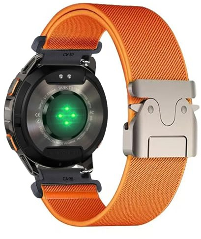 Sportarmband Kompatibel mit KOSPET Tank T3 Ultra/T2/T3 Armband, Elastisches Nylon Uhrenarmband Langlebige Edelstahl Metallschnalle Weiches Ersatzarmband für KOSPET Tank T3 Ultra/T2/T3 Armbänder (2)