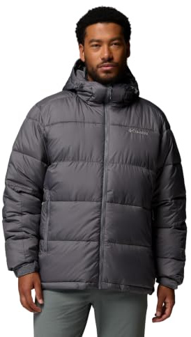 Columbia Herren Pike Lake™ Ii Hooded Jacket Pufferjacke Mit Kapuze, City Grey, L EU