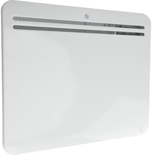 Voltman - Chauffage connecté WiFi inertie sèche Fonte - Blanc - 750W