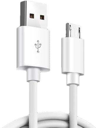 Cable de carga USB B - Cable de datos de alta velocidad, cable de sincronización USB 2.0 | Cable de carga de alimentación estable para smartphones, ordenadores portátiles, dispositivos ext