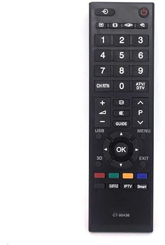 XINFUTE Telecomando CT-90436 per TV Toshiba CT-90325 CT-90326 CT-90329 CT-90406