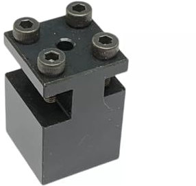 Werkzeugpfosten für EMCO UNIMAT Drehmaschinen, 35 mm hoch, 24 mm, quadratisch, gehärteter Boden