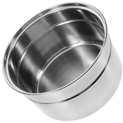 Hemobllo Liner-Zubehör Büfett kommerziell Wärmer Kochplatte Induktion beheizte Lunchbox tragbare elektrische Warmhalteplatte Campingkocher elektrisch Rostfreier Stahl Silver