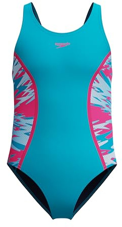 Speedo Mädchen Hyperboom Splice Muscleback One Piece Schwimmanzug (1er Pack)