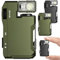 Lampe de poche G5 EDC 400 lumens – Lampe de poche EDC super lumineuse à 3 modes, mini lumière rechargeable avec aimant, double lumière de poche portable, rotation à 180 °, lampes de poche standard