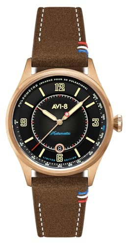 AVI-8 Flyboy Lafayette AV-4153 Herrenuhr 110 Jahre 42mm, Nacht des Asphalts