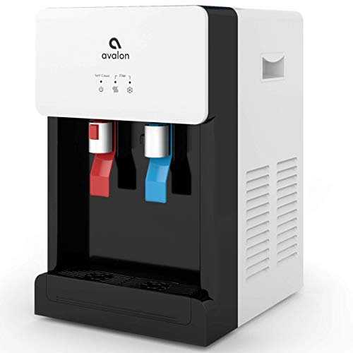Avalon Countertop Dispensador de agua refrigerante sin botellas, autolimpieza, agua fría y caliente, filtro certificado NSF, aprobado por UL/Energy Star