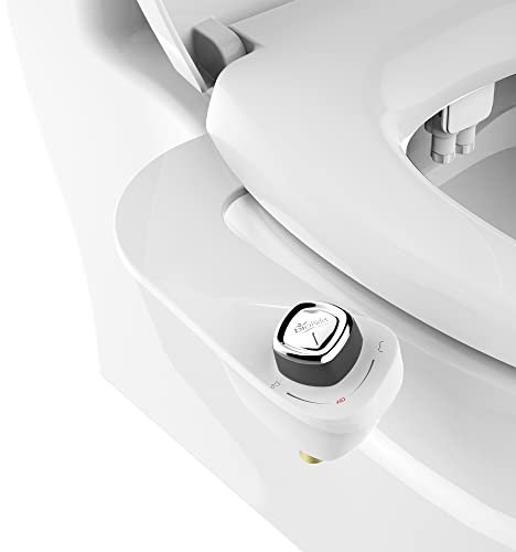 Bio Bidet A3 Eau Douce Non-Electrique Bidet avec Buse Autonettoyante, SlimEdge