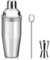 680,4 gram cocktail shaker set – drink shaker – Kit barman – acciaio inox Martini shaker con misurino doppio in acciaio INOX e paglia