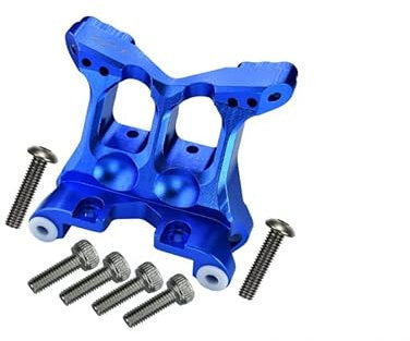 GPM for Losi 1/10 Baja Rey 4WD Desert Truck (LOS03008) Aluminum Front Shock Mount - 1Pc Set Blue