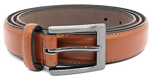Duke D555 Mens Anthony Square Buckle Edge Stitched Belt - 48