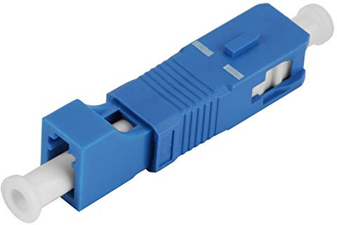 Oumefar Adaptateur fibre optique SC mâle vers LC femelle hybride fibre optique convertisseur pour réseau et communication optique