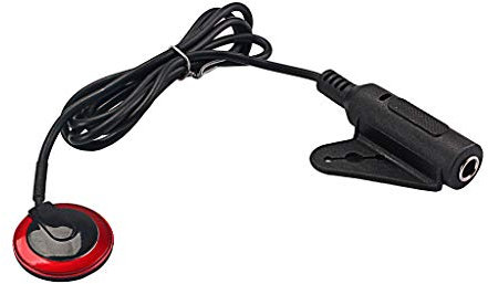 Alnicov - Pick-up/Microfono a contatto piezoelettrico per accordamento, per chitarra/violino/banjo/ukulele/mandolino