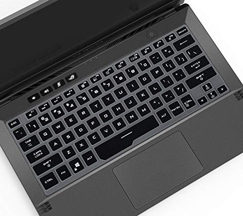 CASEDAO Tastaturabdeckung für ASUS ROG Zephyrus G14 GA401IU GA401IH, ASUS Zephyrus G14 35,6 cm (14 Zoll) Gaming-Laptop, Schwarz