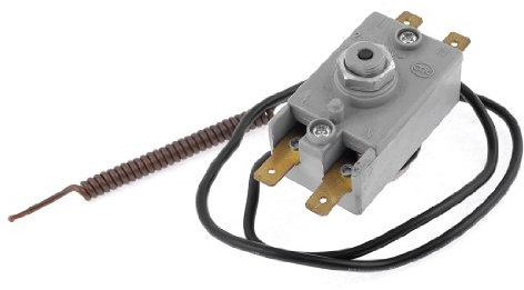 Ruilogod WQS93-12 Caldera Calentador de Agua Termostato AC 250V 20A 4 Terminal Pin