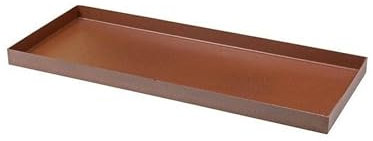 Decorsapce - Plato para maceta de plástico para exteriores (80 cm, bronce)