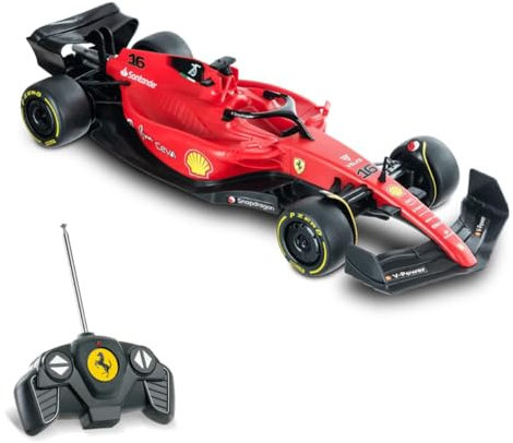 Mondo Motors - FERRARI F1-75 - Auto radiocomandata Formula Uno - Scala 1:18-2.4 GHz - Colore Rosso - 63742