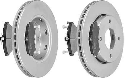 F.BECKER_LINE BREMSSCHEIBEN Ø256MM + BREMSBELÄGE VORNE FÜR SMART FORFOUR