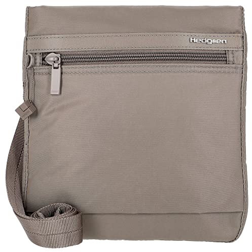 Hedgren Unisex LEONCE SMALL Vertical Crossover + RFID, Sepia