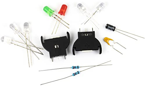 PCB-Reparatur-Set für SEGA Dreamcast Controller-Anschlüsse, Batteriehalter, Sicherungskondensator, Widerstand, Kondensator (Batteriehalter, 2 Stück)