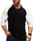 Herren Muskeln Raglan schneiden T-Shirts mit 3/4 Hülse Fitness Trainiert T-Shirt Schwarz-Weiß M