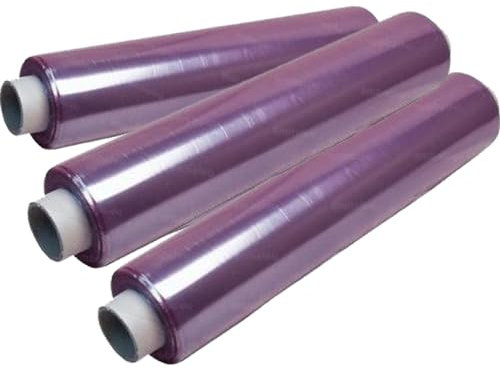 Film transparente alimentario profesional Almericorp®, gran resistencia - Pack 3 rollos (45cm x 300m) - Alimentación, industria, tatuajes.