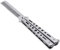 HZSZJMN Practice Butterfly Trainer, Flip Trick Practice Tool, Unsharpened Blade 100% Safe Dull Butterfly Comb for Training (Silver)