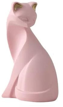 QIJIAYU Rosa Katzenkommode, dekorative Accessoires, Heimkunst, Wohnzimmer, Bücherregal, dekoratives Geschenk