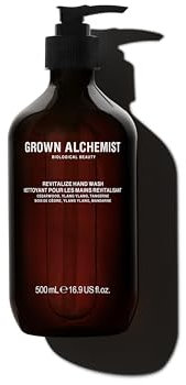 Grown Alchemist Revitalize Hand Wash süße Zedernholz Atlas, Ylang Ylang, Mandarine - Natürliche Handseife flüssig, vegane bioaktive Botanicals für empfindliche Haut, feuchtigkeitsspendend, 500 ml