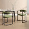 chairus Küche Esszimmerstühle 2er Set Samt Küchenstühle Modern Akzentstühle Polsterstühle für Esszimmer Wohnzimmer (Grün)