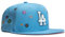 New Era LA Los Angeles Dodgers 59FIFTY Super Bloom Fitted Cap Mütze, Blau, 64 EU