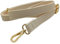 PU Lederriemen für Tasche Beige, Verstellbarer Damen Taschengurte mit Karabiner Gold, 80-125 cm Tragegurt Tasche für Damen, Crossbody Gurt, 2.5cm, 1816