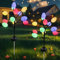 2 Stück Osterdeko Beleuchtet Solar Gartenleuchten für Außen,Ostern Deko Garten Osterbeleuchtung,Ostereier Lichterkette Solarlampen für Außen,Osterdekoration Draußen Wetterfest Solarleuchten