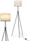 EMKE Stehleuchte Schwarz Stehlampe Wohnzimmer, E27 Standleuchte LED Retro Leselampe Stehlampe Schlafzimmer Floor Lamp Outdoor Stehlampen Bogenlampe