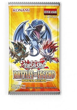 Yugioh - Battles of Legend: Monster Mayhem - BLMM - Booster Pack (5 Karten pro Booster) - Deutsch - OVP - mit LMS Trading Fieldcenter Karte