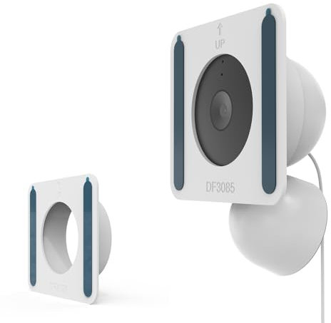 TIUIHU Window Mount compatible with Google GJQ9T Nest Cam (Indoor, Wired) Security Camera,Use of security cameras through windows,adhesive fixing