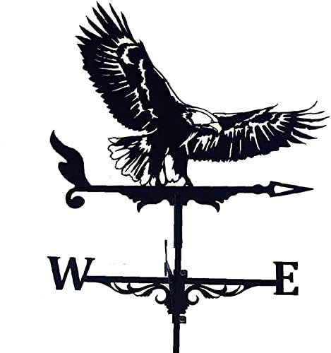 girouette Animal en Fonte Girouette Montage sur Toit Girouette Sanglier Indicateur de Direction du Vent Scène de Ferme extérieure Piquet de Jardin Girouette